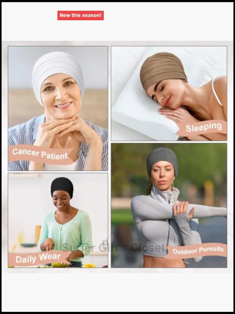 Cotton Beanies Scarves for Chemo Patients Hair Loss Soft Elastic